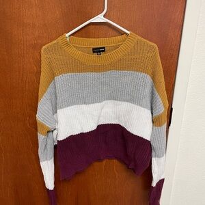 Tri-colored Sweater